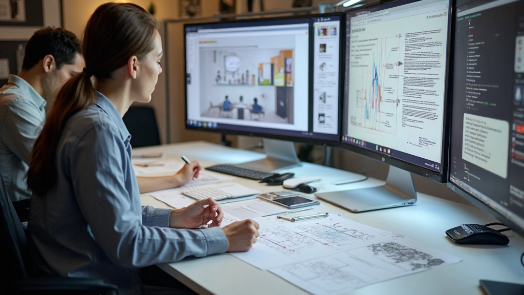 Portfolio-Designprozess mit Wireframes und Konzepten