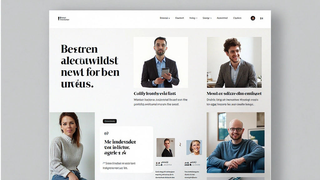 Web Design Portfolio mit Performance-Fokus